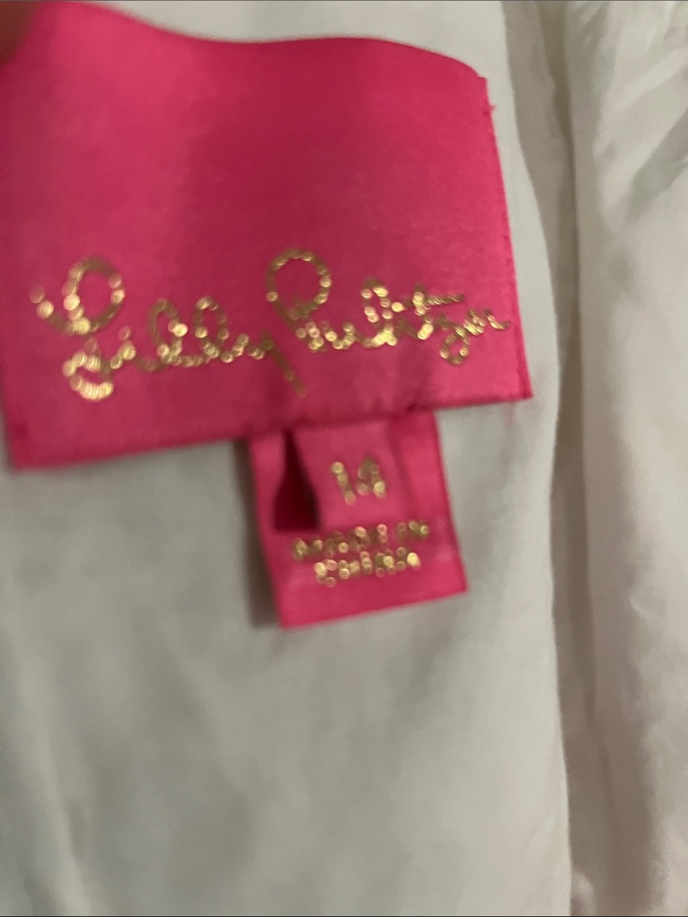 Lilly Pulitzer White Eyelet Bodice Pink Seersucker Skirt women’s Dress. - Picture 10 of 10